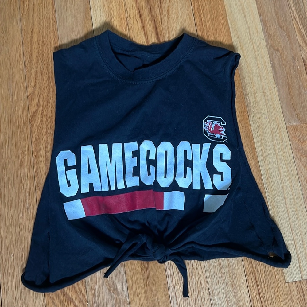 University of South Carolina Gamecocks Cropped Muscle Tee